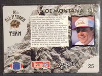 Joe Montana 1993 Action Packed All-Madden Team Series Mint Card #25
