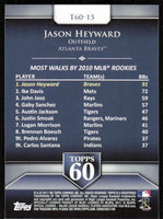 Jason Heyward 2011 Topps Topps 60 Series Mint Card #T60-15
