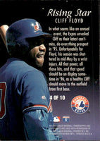 Cliff Floyd 1996 Fleer Ultra Rising Stars Series Mint Card #4
