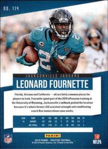 Leonard Fournette 2019 Panini Prestige Xtra Points Blue Series Mint Card #114