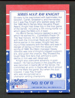 Ray Knight 1987 Fleer World Series Mint Card #12
