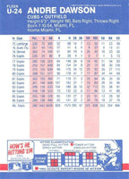 Andre Dawson 1987 Fleer Update Series Mint Card #U-24
