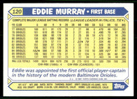 Eddie Murray 1987 Topps Tiffany Series Mint Card #120
