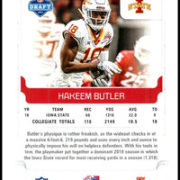 Hakeem Butler 2019 Score Gold Parallel Series Mint Rookie Card #350