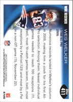 Wes Welker 2010 Topps All Pro Series Mint Card #411
