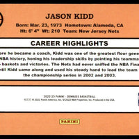 Jason Kidd 2022 2023 Panini Donruss Retro Press Proof Series Mint Card #10