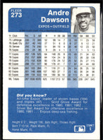 Andre Dawson 1984 Fleer Series Mint Card #273
