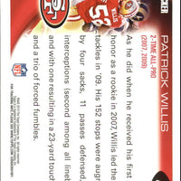 Patrick Willis 2010 Topps Series Mint Card #405