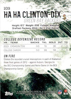 Ha Ha Clinton-Dix 2014 Topps Fire Series Mint Rookie Card #109
