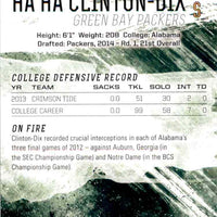 Ha Ha Clinton-Dix 2014 Topps Fire Series Mint Rookie Card #109