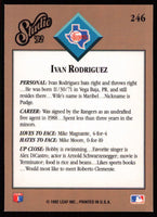 Ivan Rodriguez 1992 Studio Series Mint Card #246
