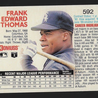 Frank Thomas 1991 Leaf Donruss Series Mint Card #592