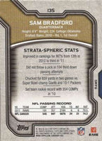 Sam Bradford 2012 Topps Strata Series Mint Rookie Card #135
