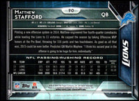 Matthew Stafford 2015 Topps Series Mint Card #90
