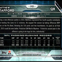 Matthew Stafford 2015 Topps Series Mint Card #90