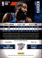 James Harden 2012 2013 Panini Threads Mint Series Card #100
