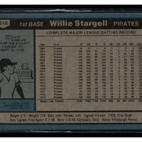 Willie Stargell 1980 Topps Series Mint Card #610