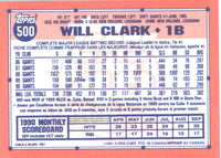 Will Clark 1991 O-Pee-Chee Series Mint Card #500
