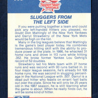 Don Mattingly & Darryl Strawberry 1987 Fleer Series Mint Card #638