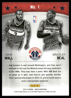 Bradley Beal and John Wall  2015 2016 Panini Hoops Double Trouble Series Mint Card #1
