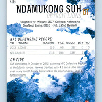 Ndamukong Suh 2014 Topps Fire Series Mint Card #45