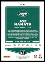 Joe Namath 2021 Donruss Series Mint Card  #42
