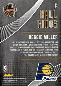 Reggie Miller 2018 2019 Donruss Hall Kings Series Mint Card #24