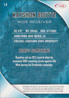 Kayshon Boutte 2023 Sage Series Mint Rookie Card #14
