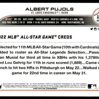 Albert Pujols 2022 Topps Update MLB All-Star Game Series Mint Card  #ASG-10