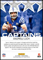 Andrew Luck 2019 Score Captains Series Mint Card #C-10
