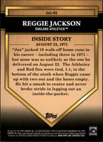Reggie Jackson 2012 Topps Golden Greats Series Mint Card #GG92
