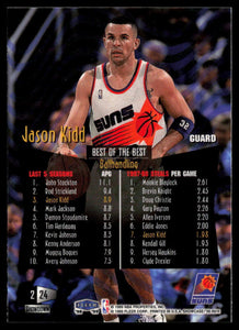 Jason Kidd 1998 1999 Flair Showcase Row 2 Series Mint Card #24