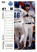 Wade Boggs 1990 Upper Deck Series Mint Card #555
