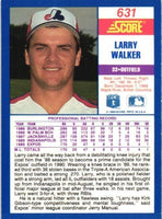 Larry Walker 1990 Score Series Mint Rookie Card #631
