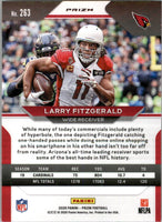 Larry Fitzgerald 2020 Panini Prizm Orange Laser Series Mint Card #263
