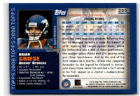 Brian Griese 2000 Topps Series Mint Card #255
