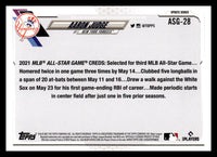 Aaron Judge 2021 Topps Update All-Star Game Series Mint Card #ASG-28
