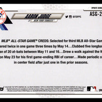 Aaron Judge 2021 Topps Update All-Star Game Series Mint Card #ASG-28