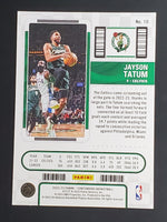 Jayson Tatum 2022 2023 Panini Contenders Game Ticket Red Series Mint Card #10
