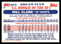 Will Clark 1989 Topps Kmart Dream Team Series Mint Card #23
