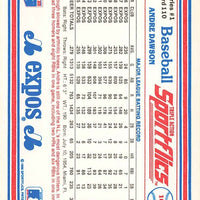 Andre Dawson 1986 Sportflics Series Mint Card #10