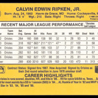 Cal Ripken Jr. 1987 Donruss Series Mint Card #89