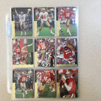 Joe Montana 1995 Upper Deck Official Career Complete Set