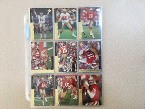 Joe Montana 1995 Upper Deck Official Career Complete Set