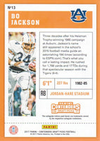 Bo Jackson 2017 Panini Contenders Draft Picks Series Mint Card #13
