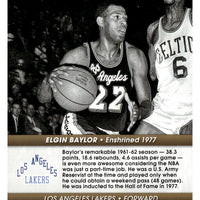 Elgin Baylor 2012 2013 Panini Hoops Hall Of Fame Heroes Series Mint Card #6