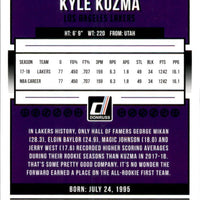 Kyle Kuzma 2018 2019 Panini Donruss Holo Orange Laser Series Mint Card #84