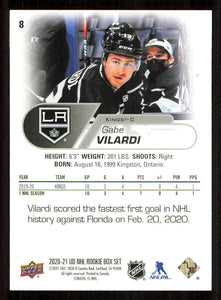 Gabe Vilardi 2020 2021 Upper Deck NHL Star Rookies Card #8