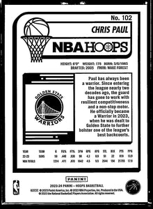 Chris Paul 2023 2024 Panini Hoops Series Mint Card #102