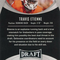 Travis Etienne 2021 Leaf Draft Blue Series Mint Rookie Card #14